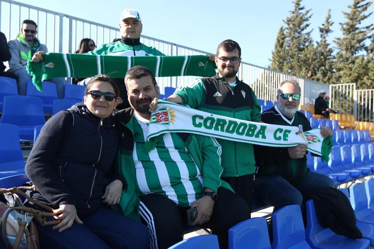 La afición cordobesista, con su equipo en Cádiz