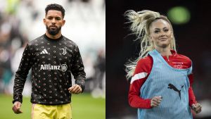 Douglas Luiz y la suiza Alisha Lehmann, pareja sentimental y jugadores de Juventus FC