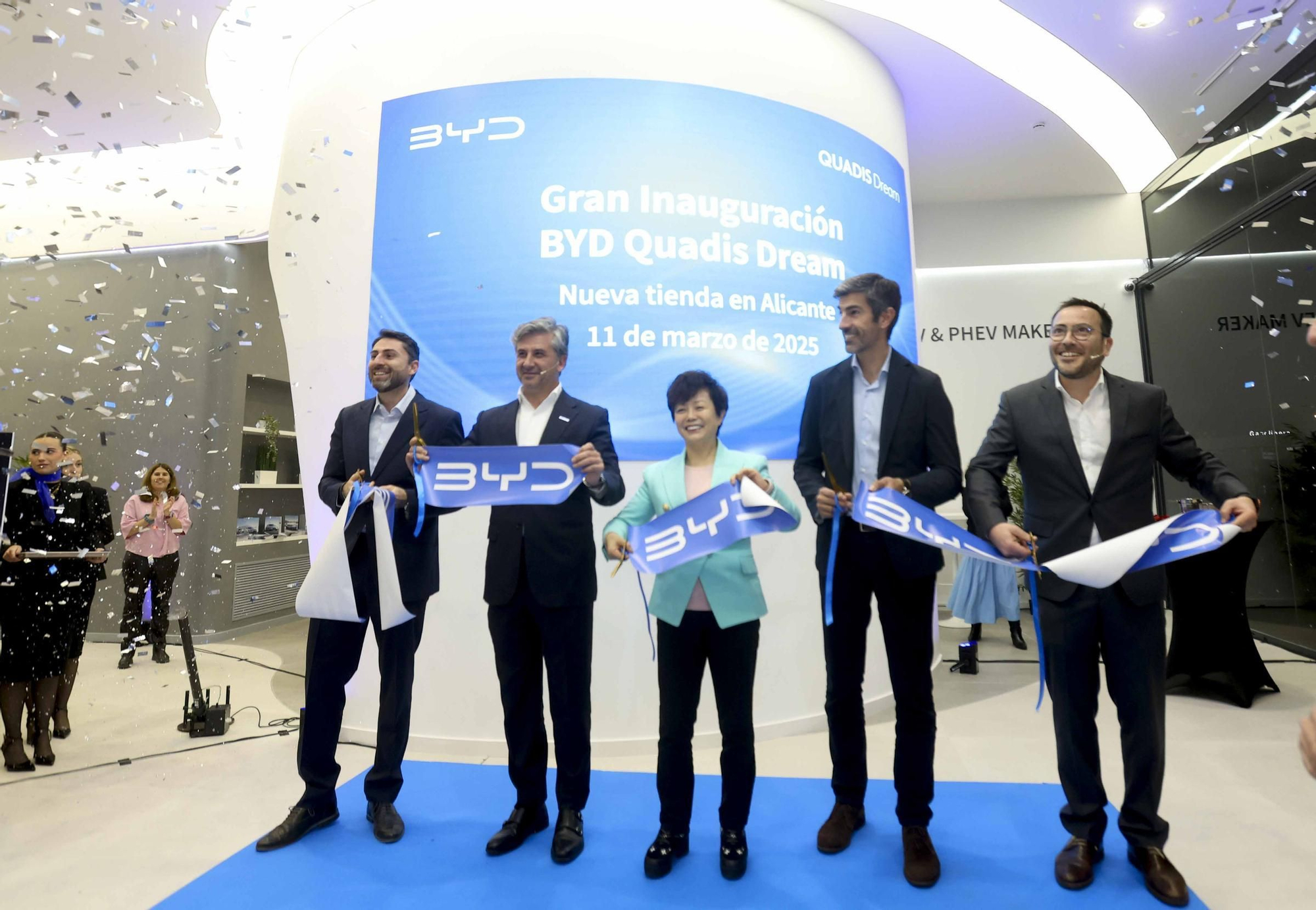 QUADIS Dream inaugura el primer centro BYD en Alicante.