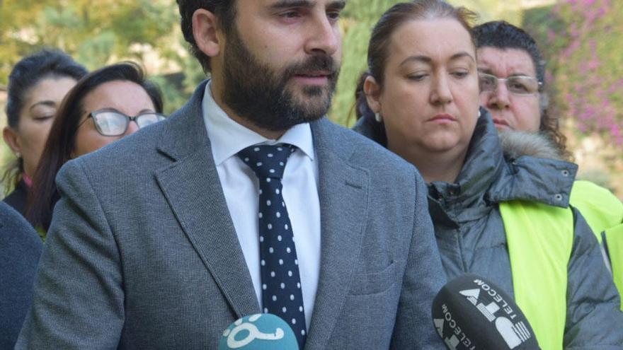 Daniel Pérez, en rueda de prensa.