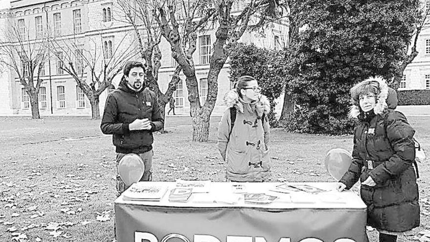 Integrantes de la formación, en el Campus Viriato.