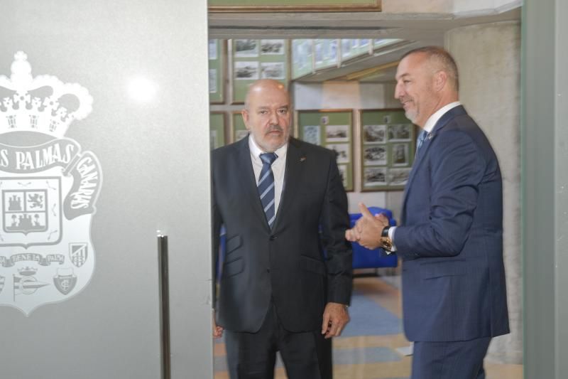 Almuerzo de los presidentes de la UD Las Palmas y el CD Tenerife