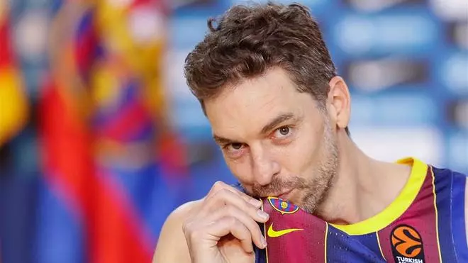La presentación de Pau Gasol, en imágenes