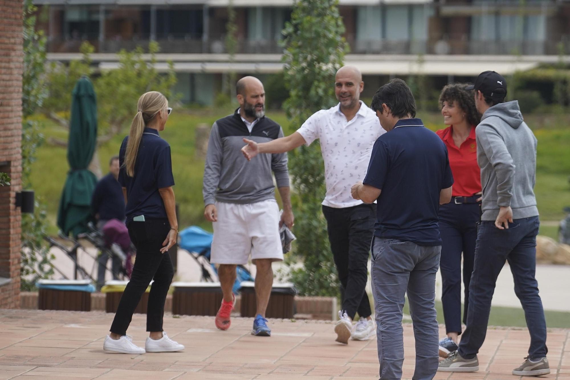 Pep Guardiola apadrina el Legends Trophy que s'està disputant a l'Empordà Golf