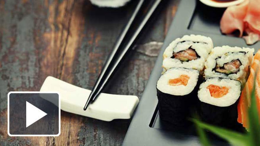 El sushi es un plato cada vez más popular