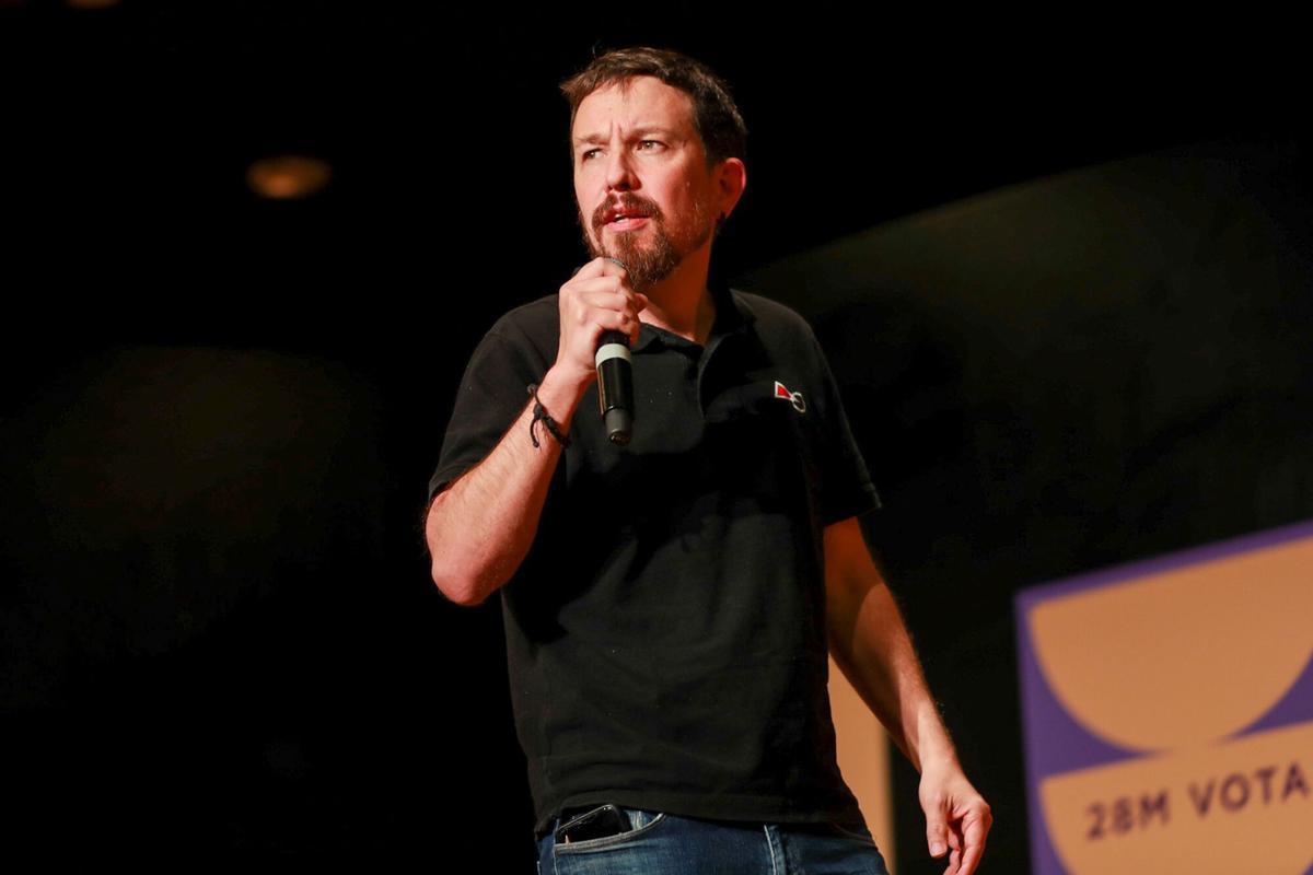 El exvicepresidente segundo del Gobierno y exlíder de Podemos, Pablo Iglesias, en una imagen de archivo.