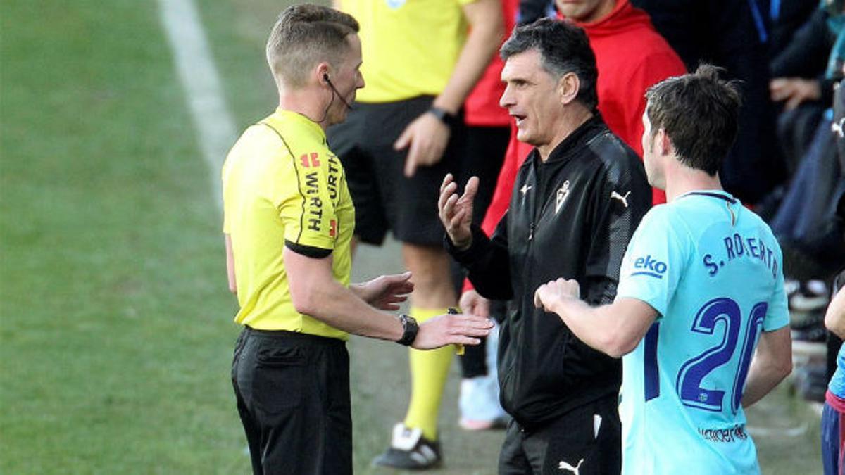 LALIGA | Eibar-Barça (0-2): Mendilibar protestó y acabó expulsado