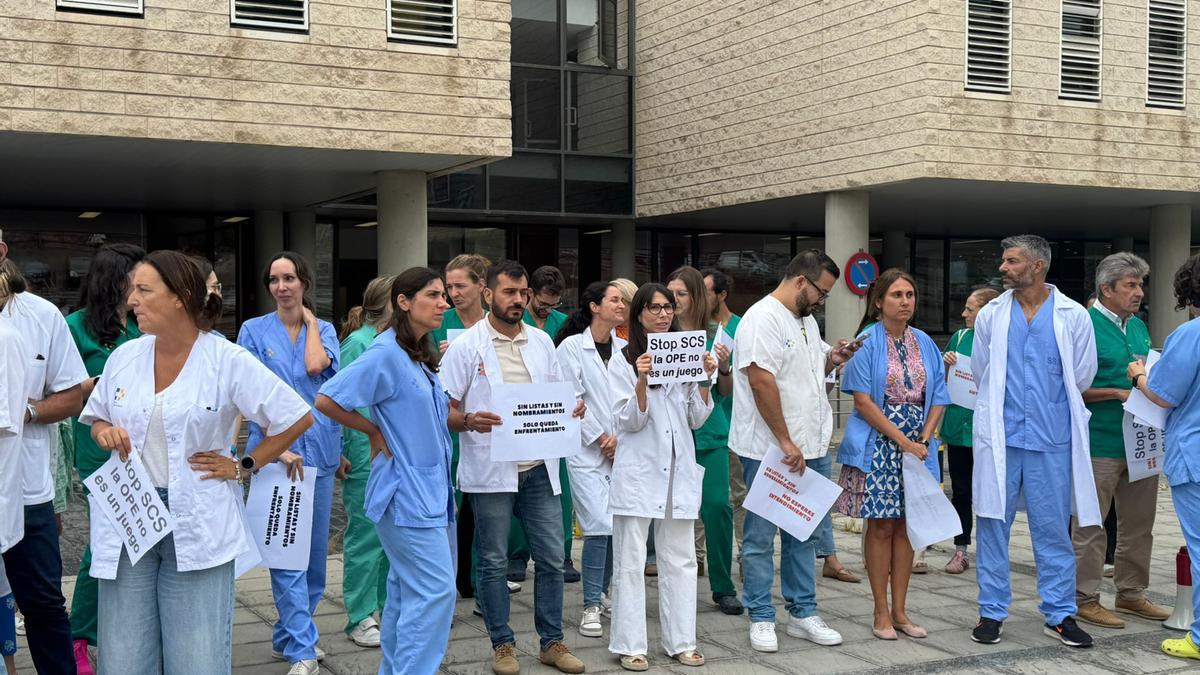Cuarta jornada de huelga de los médicos canarios