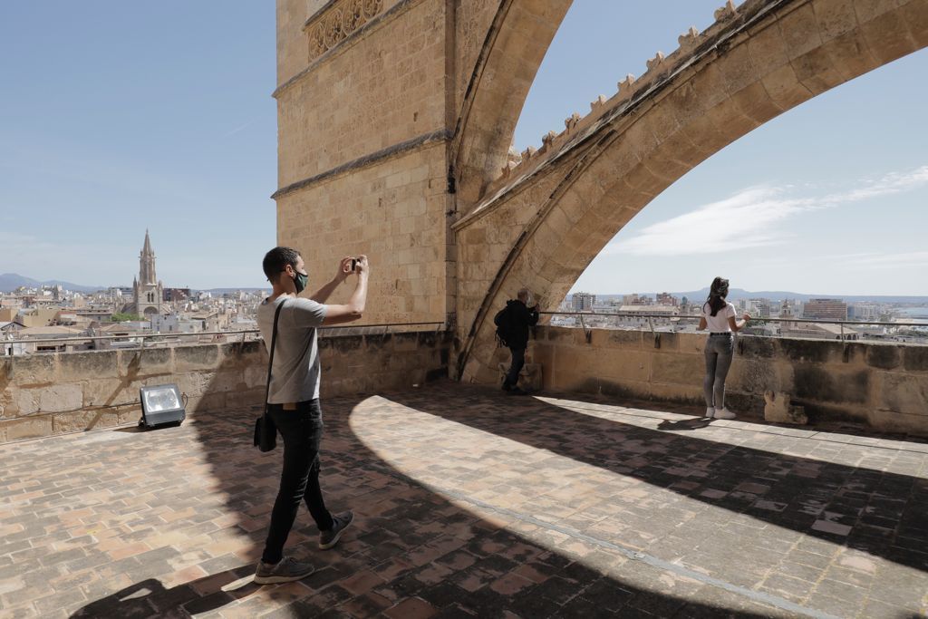 Vuelven las visitas a las terrazas de la Catedral de Mallorca