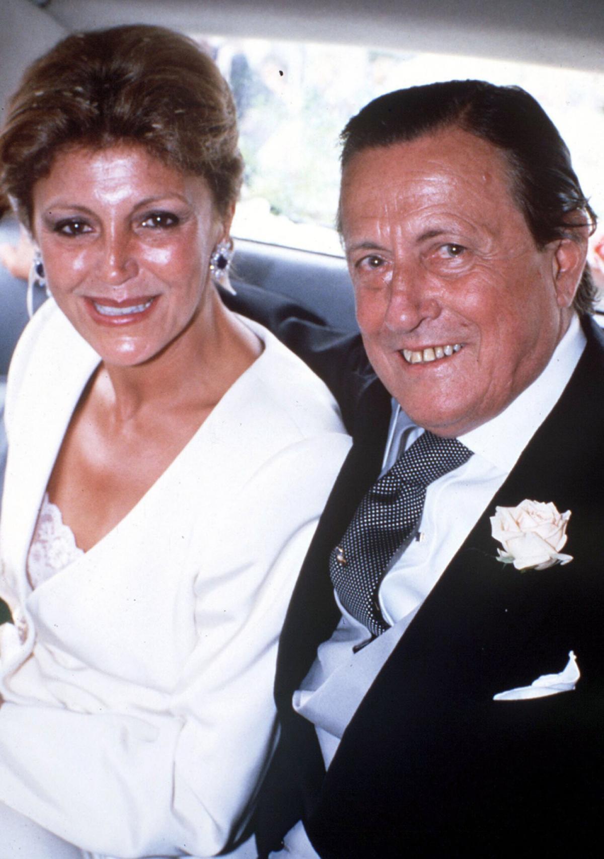 Tita Cervera se convirtió en baronesa Thyssen tras su boda en 1985