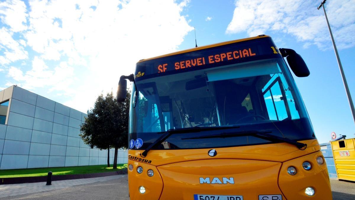 La línia 1 de bus urbà de Figueres opera al 100%.