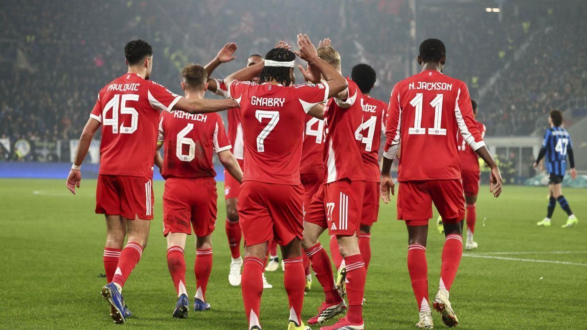 El Bayern Múnich apisonó al Atalanta en Champions y se prepara para enfrentar al Real Madrid en cuartos