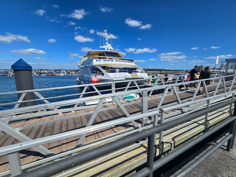 Así se disfruta de los catamaranes de O Grove.