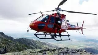 Un hombre de 86 años es rescatado en helicóptero tras sufrir un golpe de calor