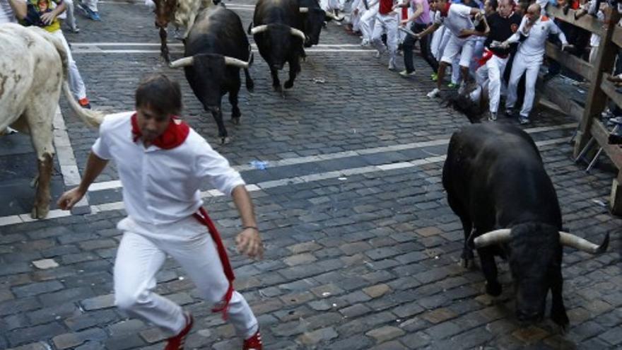 Segundo encierro de sanfermines