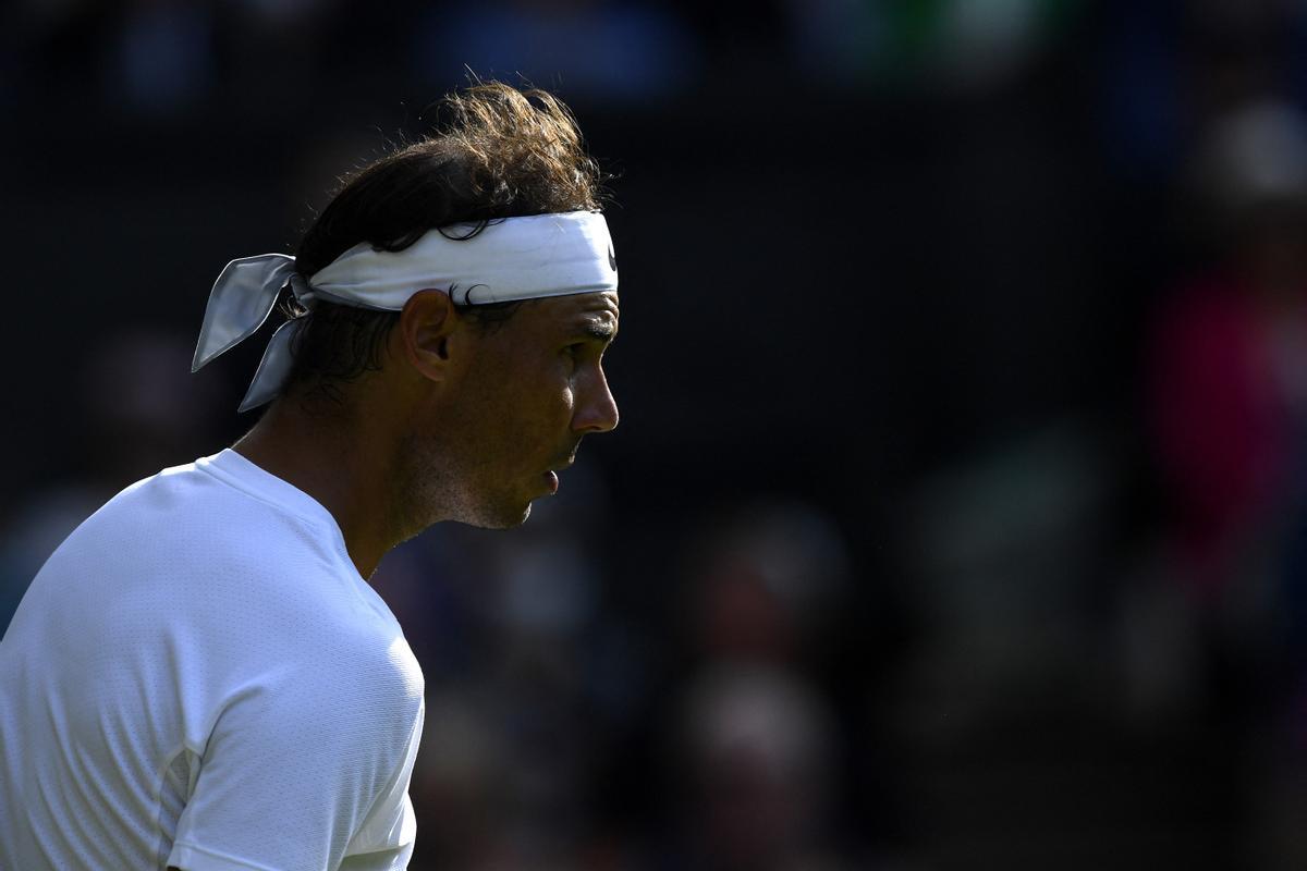 Rafa Nadal en Wimbledon