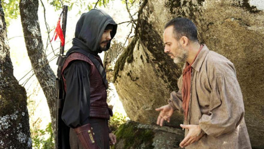 Gonzalo y Sátur en un capítulo de &#039;Águila Roja&#039;.