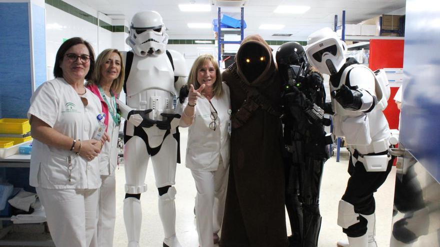 Star Wars conquista el Hospital de la Axarquía