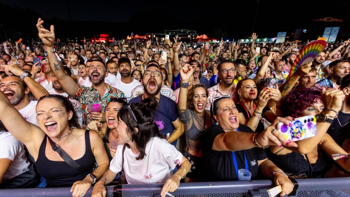 El público del Low Festival durante el concierto de Siloé en 2025
