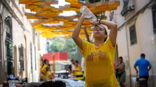 Fiestas locales bajo la ola de calor