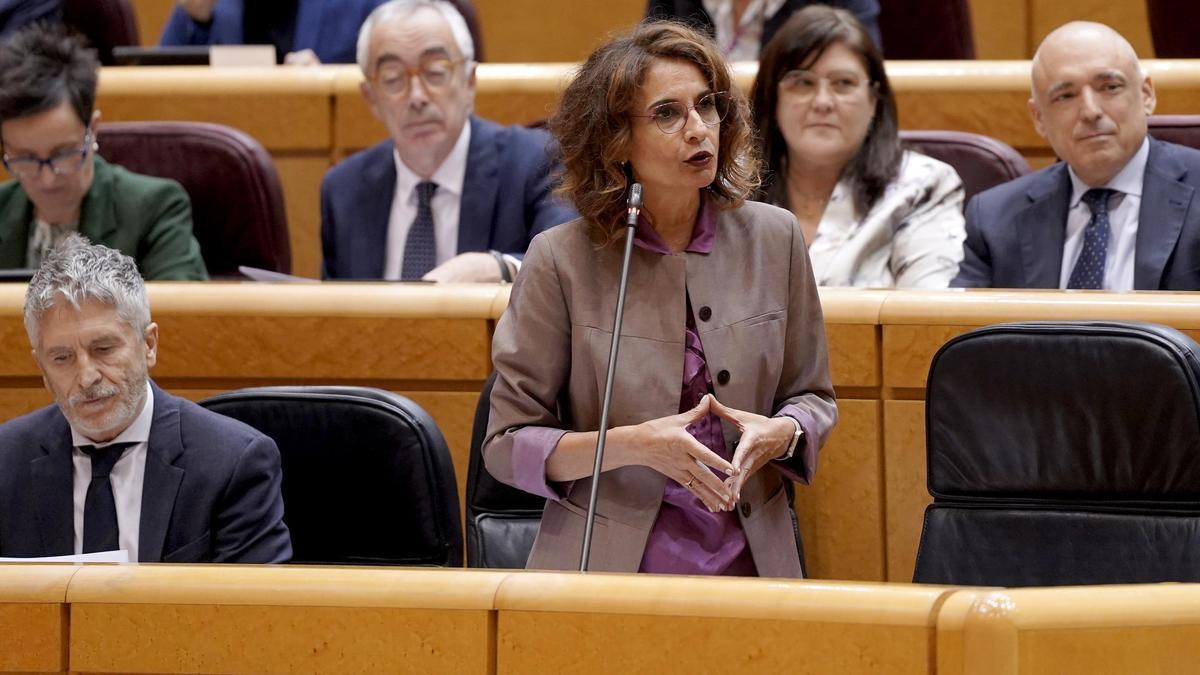 PLENO SENADO | Montero comparece este jueves en el Senado tras los registros en la SEPI PLENO SENADO | Montero comparece este jueves en el Senado tras los registros en la SEPI