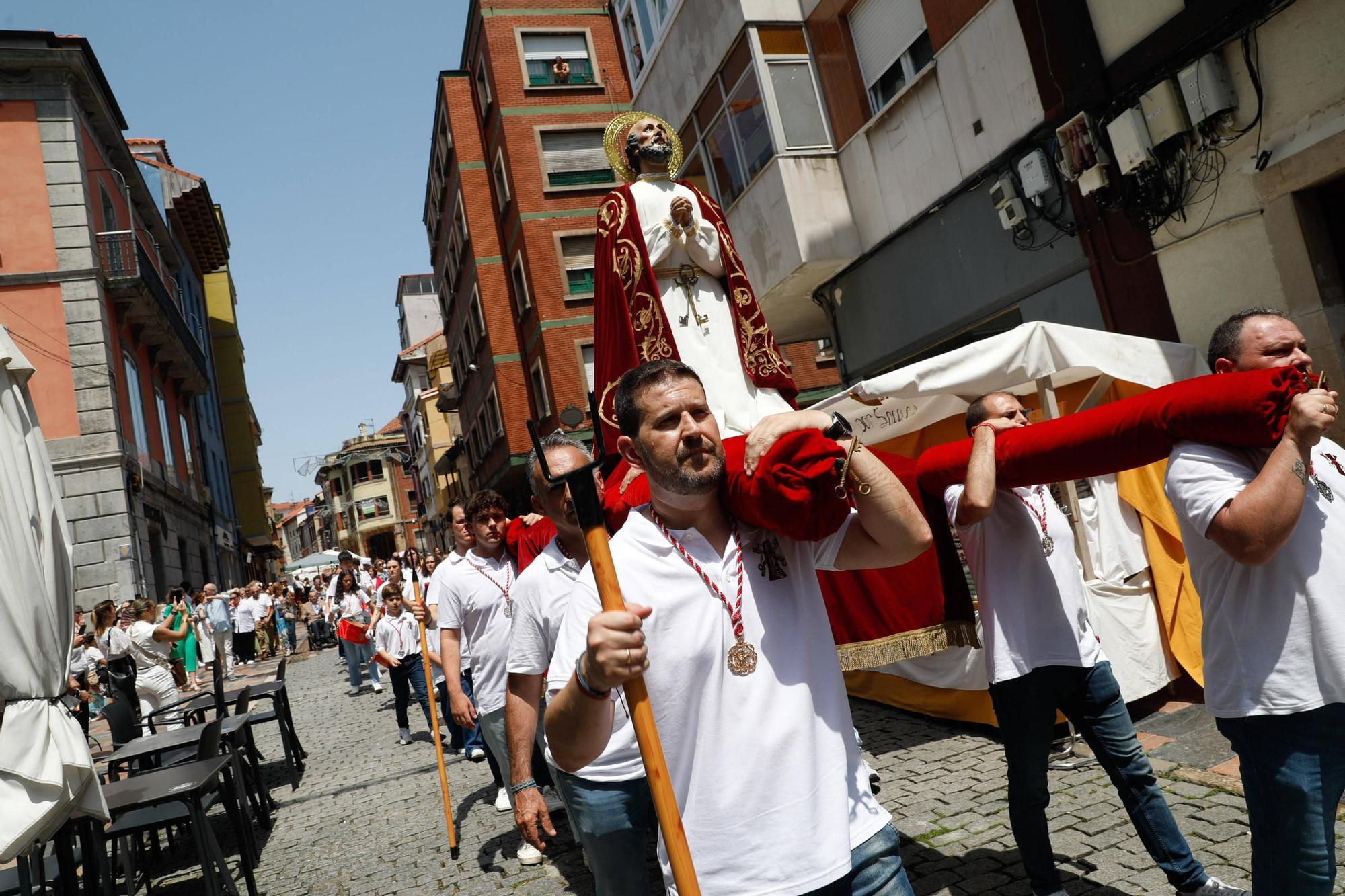 EN IMÁGENES: Así fue la procesión de las fiestas de Rivero