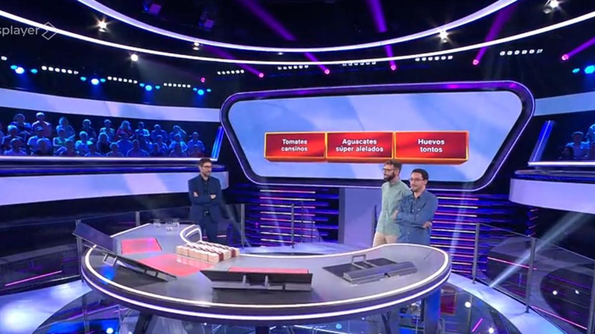Salvi, Álvaro y Juanra Bonet en Atrapa un millón