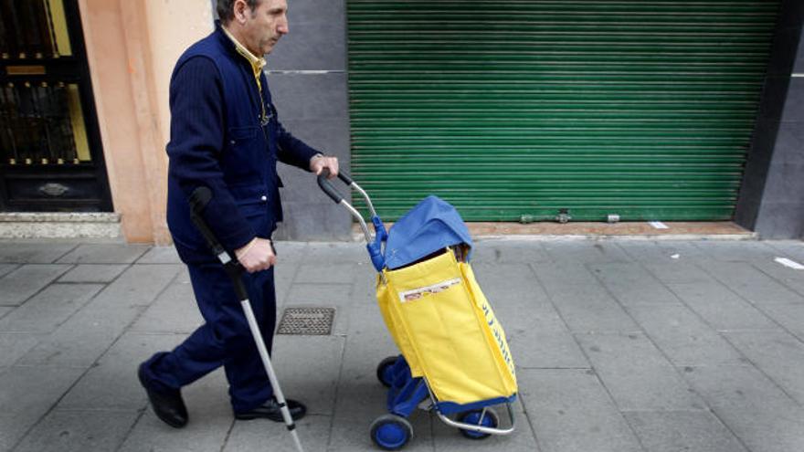 Antonio Moreno durante su jornada de trabajo.