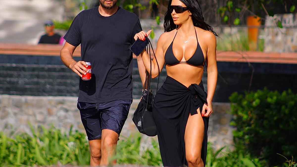 Kim Kardashian y Scott Disick, de vacaciones en junio de 2019