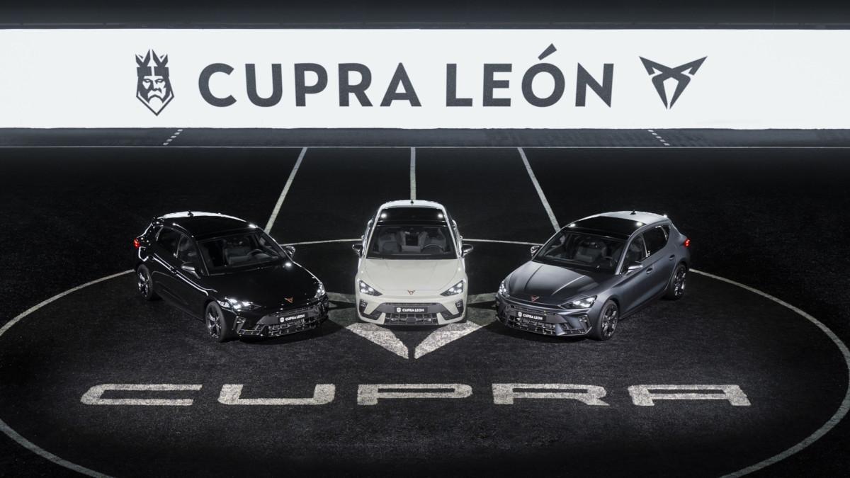 Los tres colores disponibles para el Cupra León Kings League