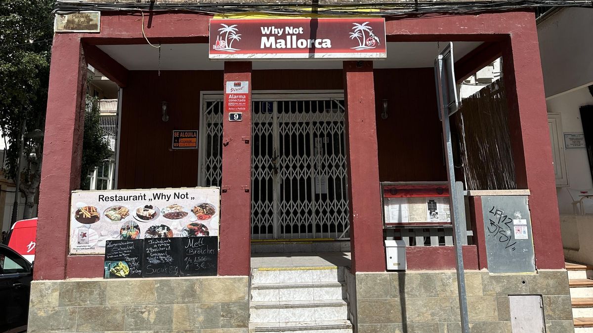 Die Kneipe "Why not Mallorca" nach ihrer Schließung im Juli 2024.