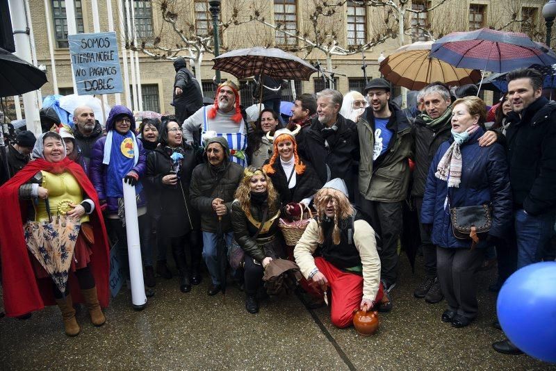 Manifestación contra el ICA en Zaragoza