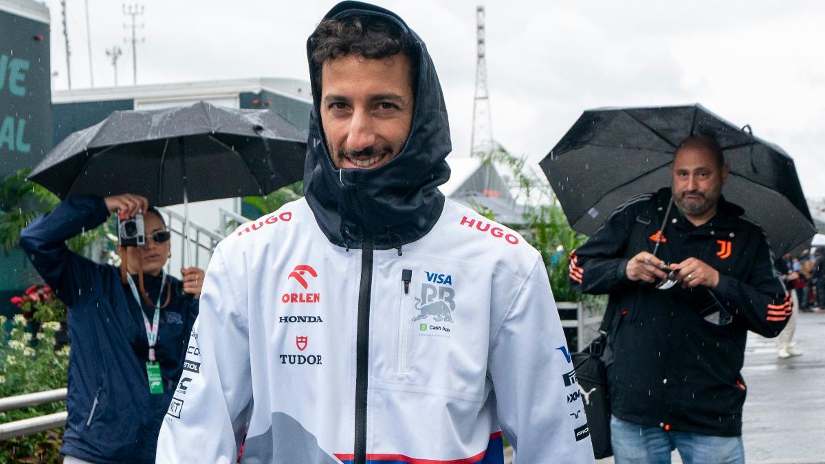 Daniel Ricciardo, a su llegada al paddock de Montreal este domingo