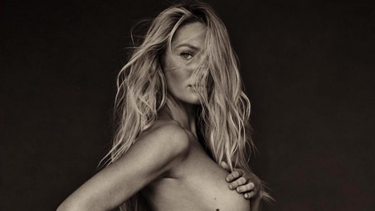 Candice Swanepoel y su desnudo embarazada