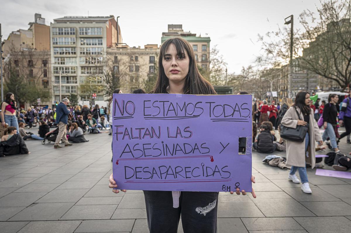 Manifestación del 8M en Barcelona