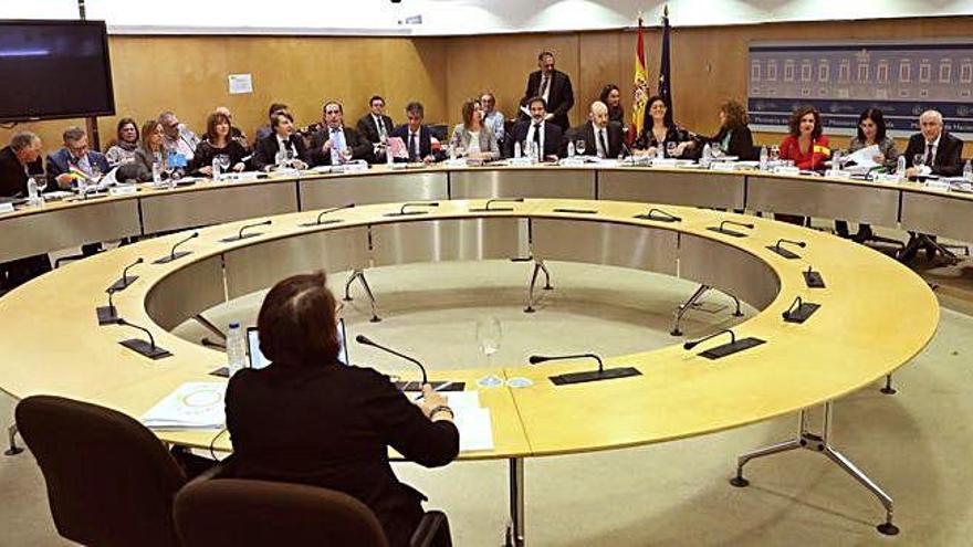 Reunión ayer en Madrid del Consejo de Política Fiscal y Financiera (CPFF).