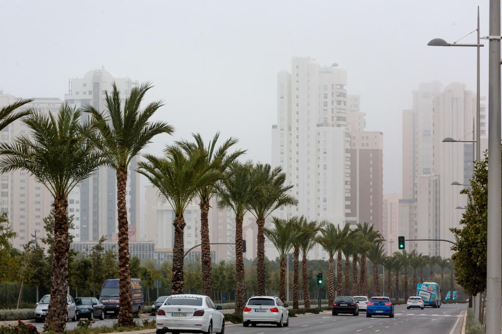 Niebla en Benidorm