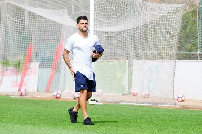 Entrenamienro de la UD Las Palmas previo a la ...