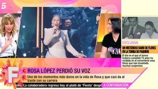 Rosa López la lía en Fiesta y enfada a Emma García: "Ni puñetera gracia"