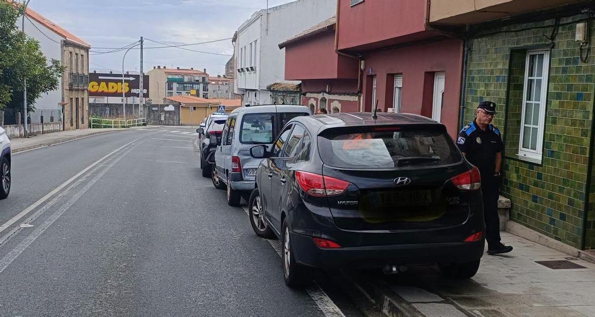 Vehículos implicados en la colisión múltiple.