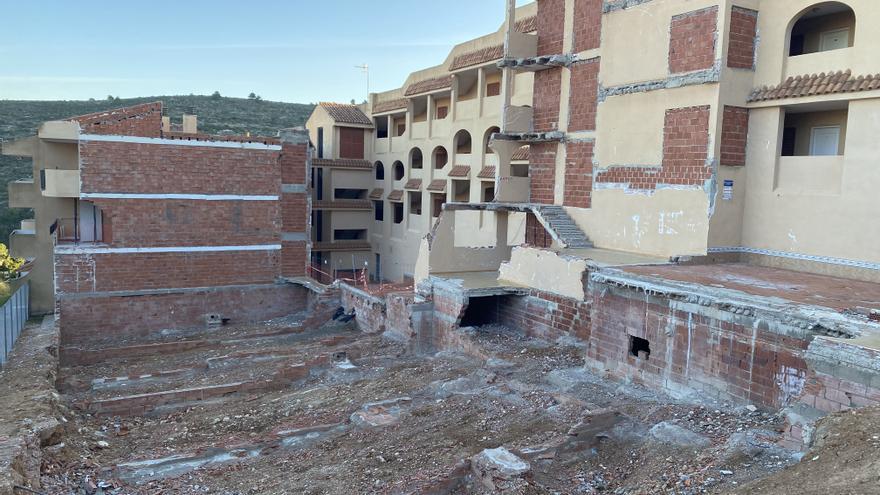 Así está el edificio derrumbado en Peñíscola tras la retirada de todos los escombros