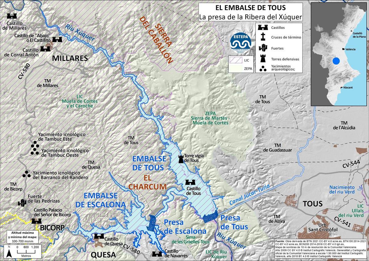 El embalse de Tous.