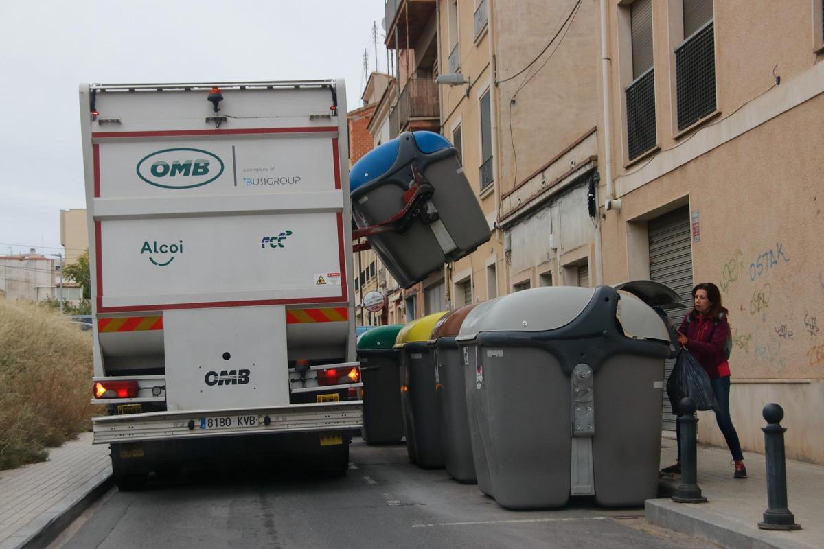 Recogida de residuos en Alcoy