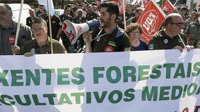Los agentes forestales piden unas condiciones laborales "dignas"