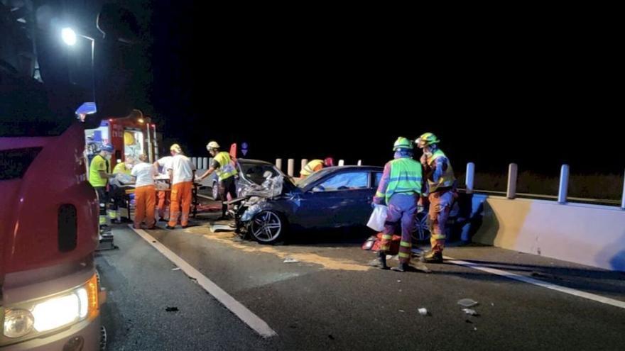 Accidente tráfico Sagunt: dos fallecidos en un siniestro múltiple