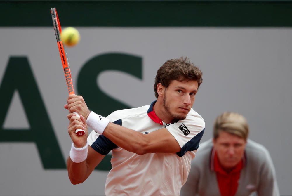 Partido de cuartos de final de Roland Garros entre Nadal y Carreño