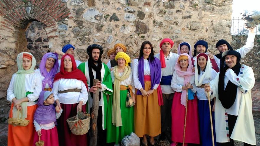 Figurantes de la recreación histórica de Istán, el pasado año.