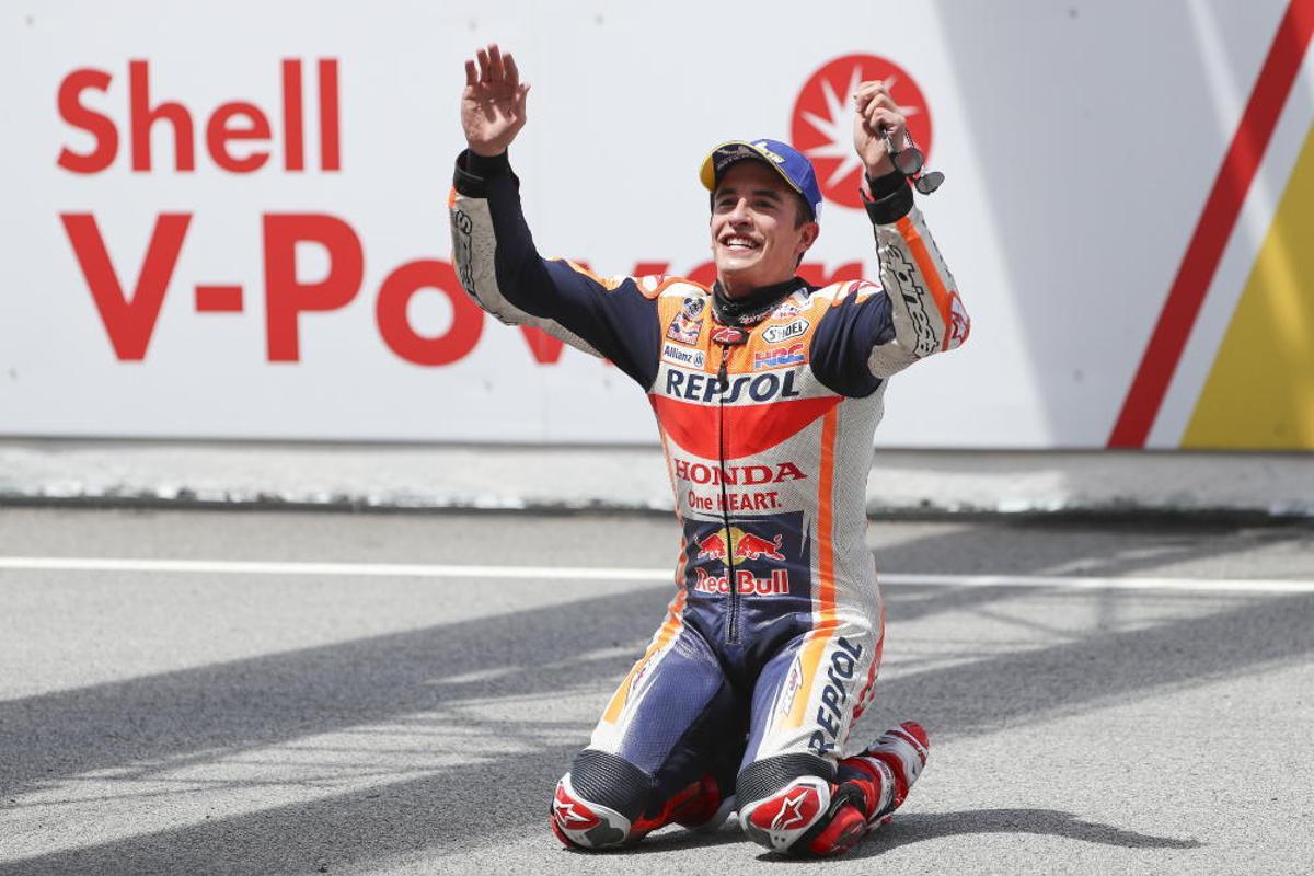 Las fotos de la victoria de Márquez en Malasia. Las fotos de la victoria de Márquez en Malasia.