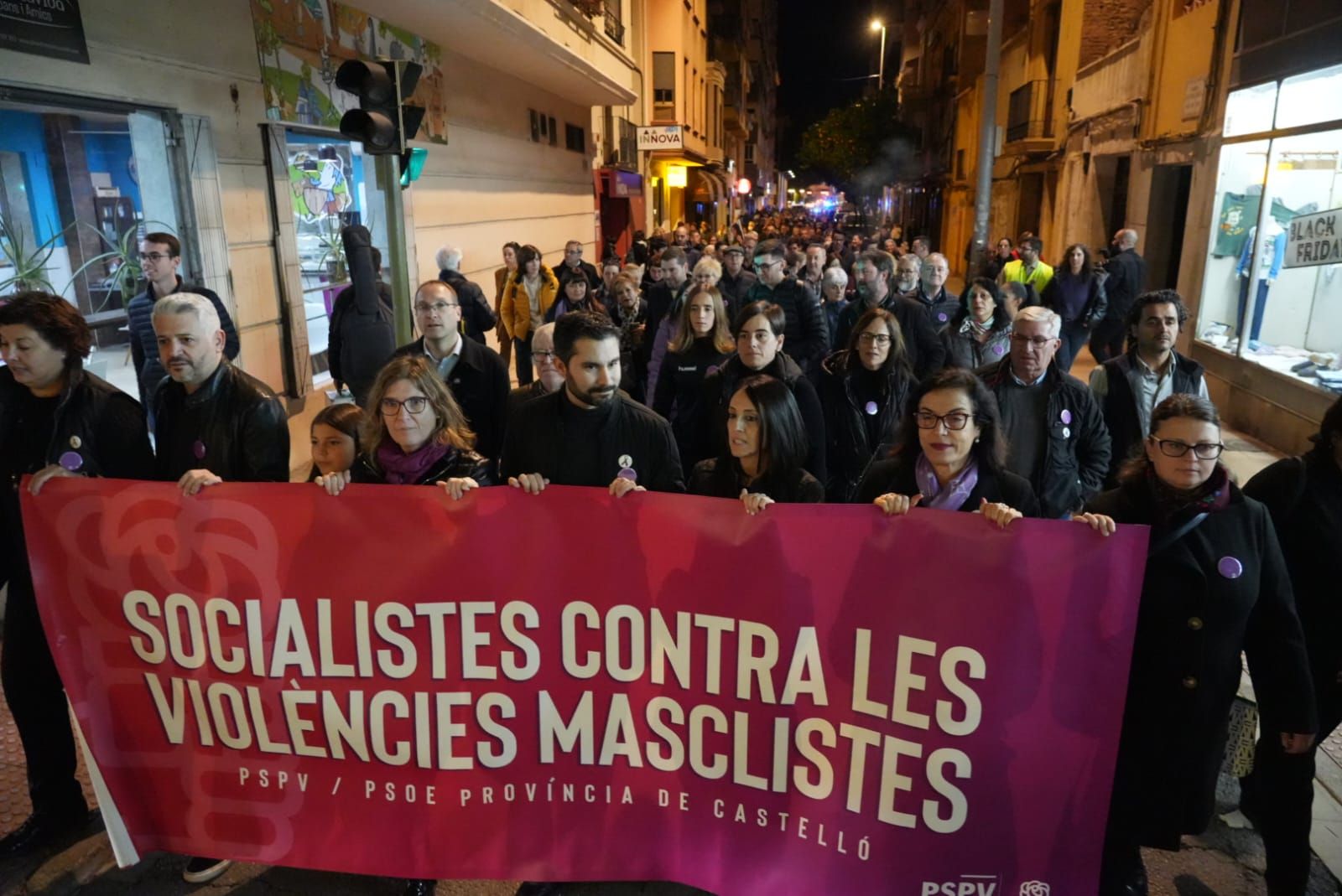25-N en Castellón: La provincia clama contra la violencia machista. Imagen de Castelló