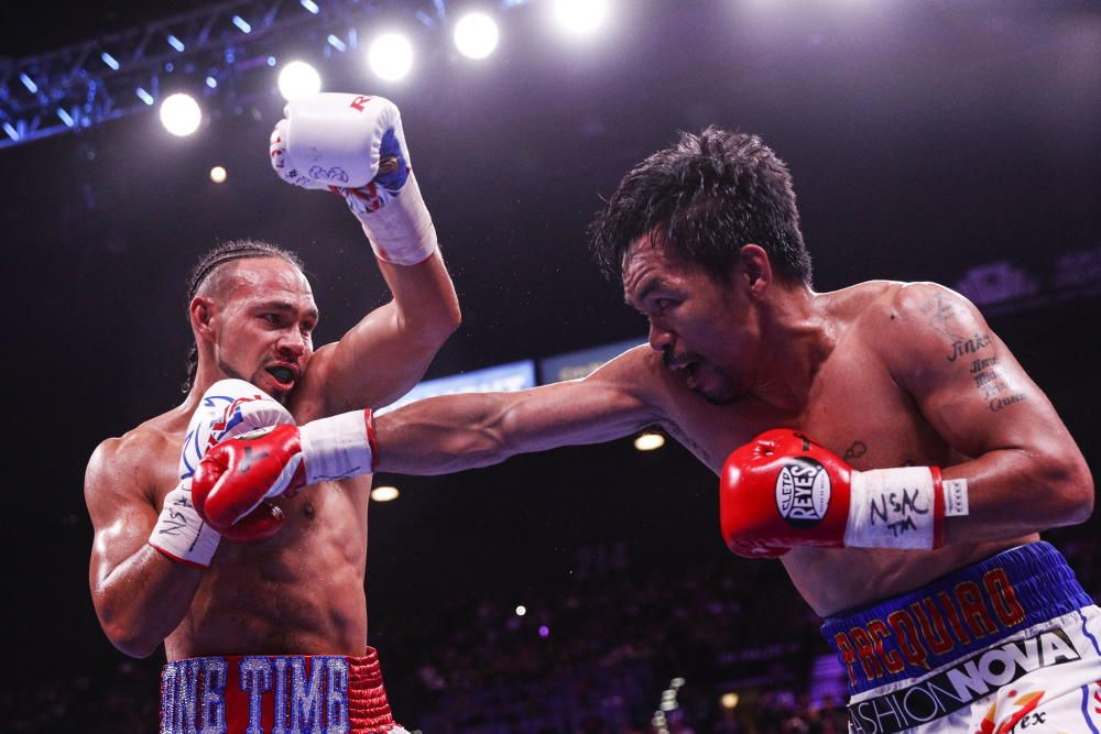 Pacquiao, campeón del mundo ante Keith Thurman